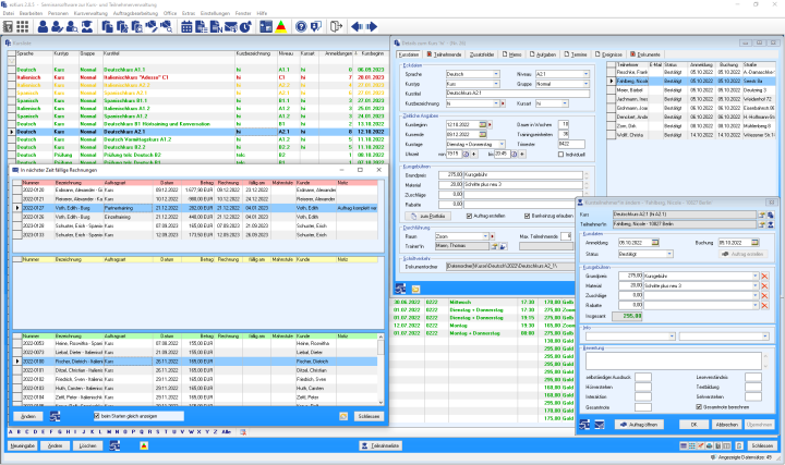 Screenshot ezKurs 2.8.5